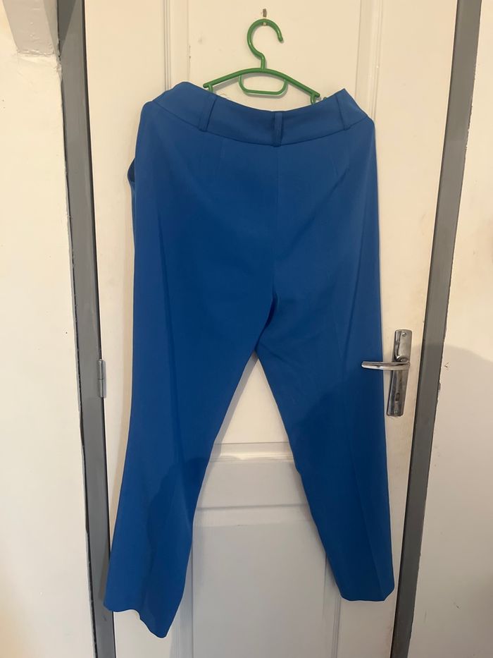 Pantalon, fluide bleu - photo numéro 3