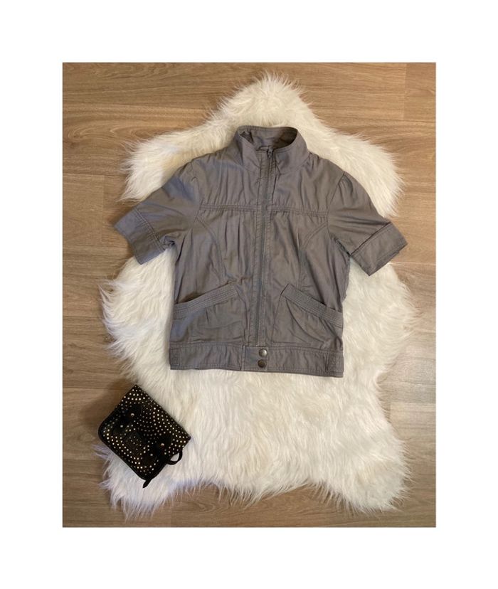 Veste manches courtes grise Pimkie – Taille S/36
