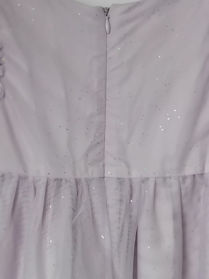 Robe 6 ans Cérémonie Mariage Fête Tulle Paillettes 💜 - photo numéro 6