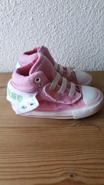 basket rose Converse