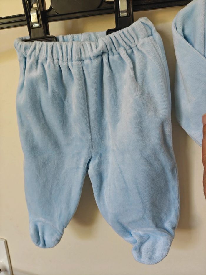 Ensemble pyjama velours 0-3mois - photo numéro 4