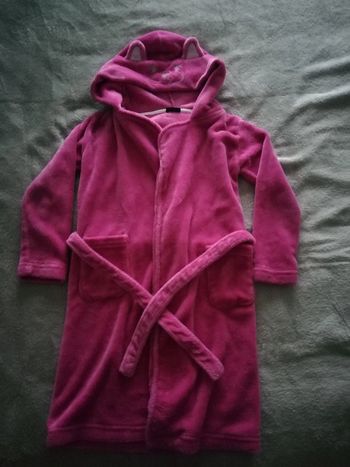 Peignoir doux petit chat