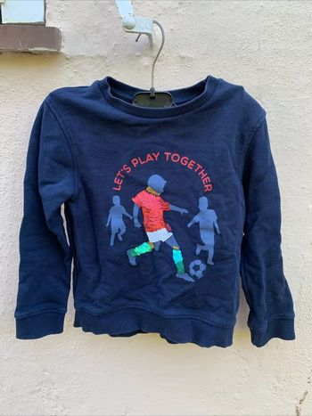 Pull Enfant Noël Football T4 Ans - 104 cm Okaïdi