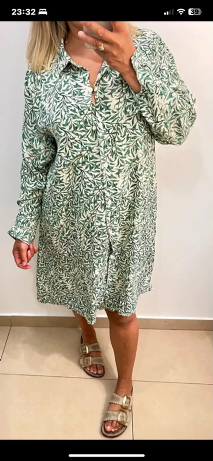 Robe chemise fluide - photo numéro 6