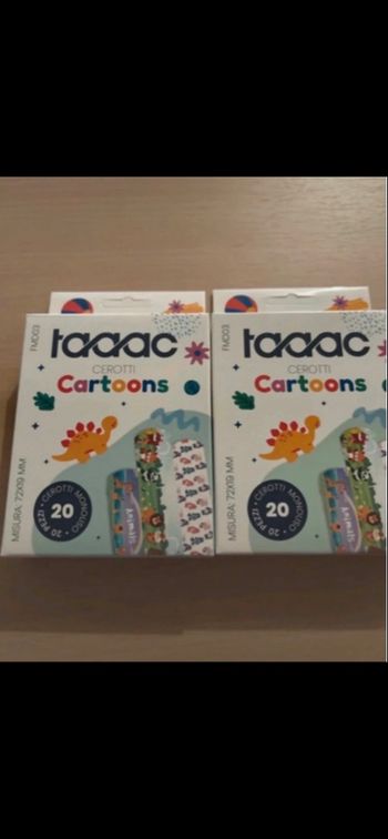 Lot de 2 boîte de pansement taaac imprimé neuf 