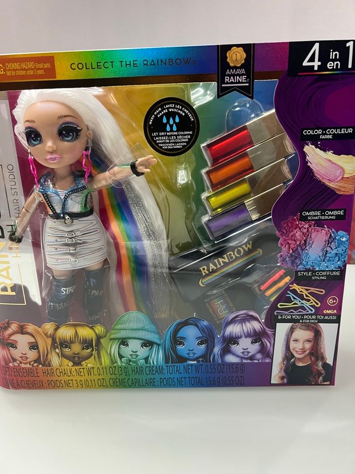 Rainbow High Hair Studio Amaya Raine 4 en 1 - photo numéro 3