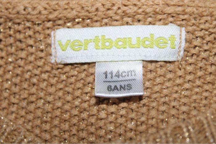 Gilet Couleur Or Verbaudet - Taille 6 ans - photo numéro 3