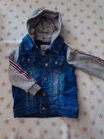 Veste en jean type sweat