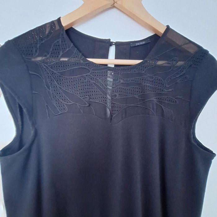 Robe noire courte IKKS 38