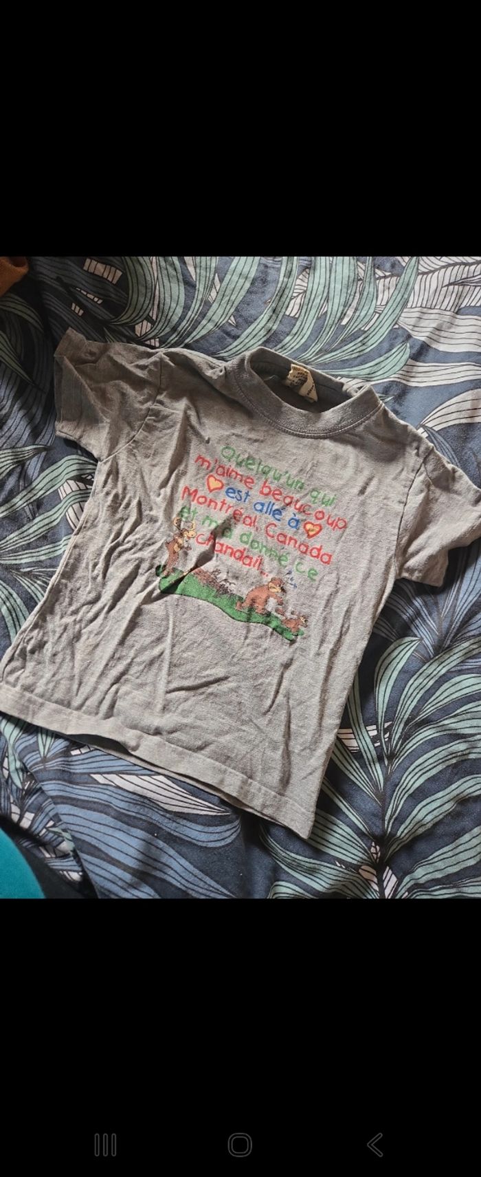 Tee shirt gris