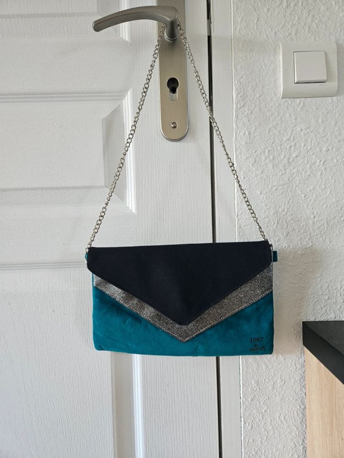 Pochette bleu neuve - photo numéro 2