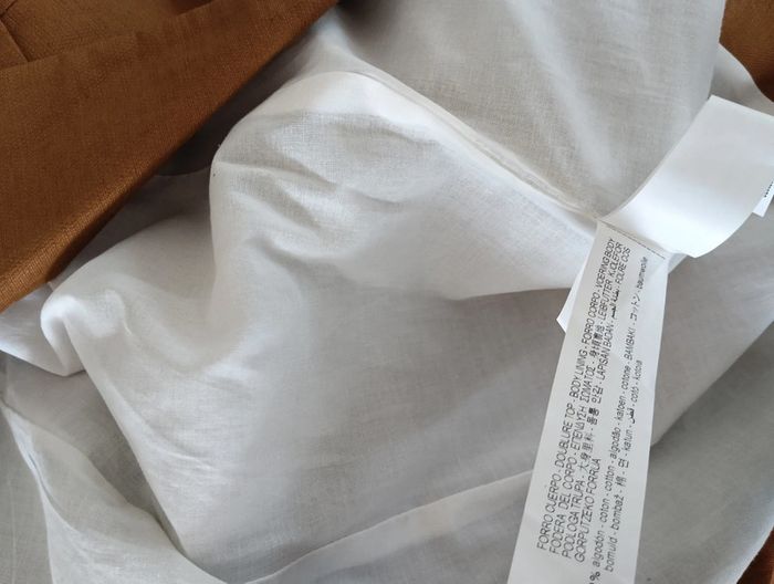 Veste marron camel oversize Zara en lin ceinturée taille XS - photo numéro 10