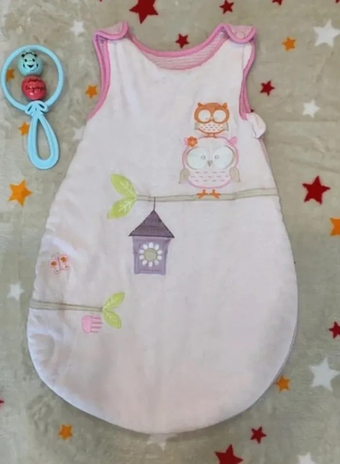 Lot Gigoteuses hiver 0-6 mois + Tour de Lit Coordonné Velours Rose Babies’R’Us - photo numéro 7