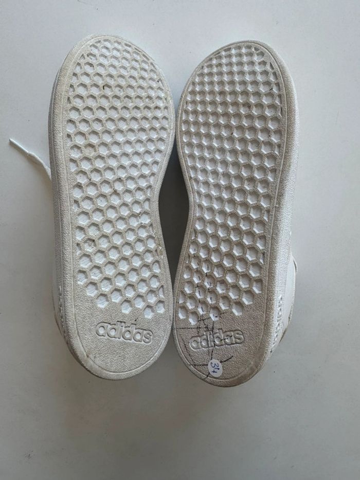 Baskets Adidas blanches taille 36 – Très bon état - photo numéro 9