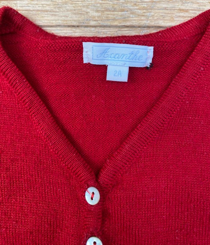 Gilet pull laine chaud fille 2 ans - photo numéro 2