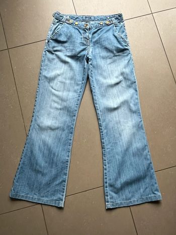 Jean évasé bleu Maje S