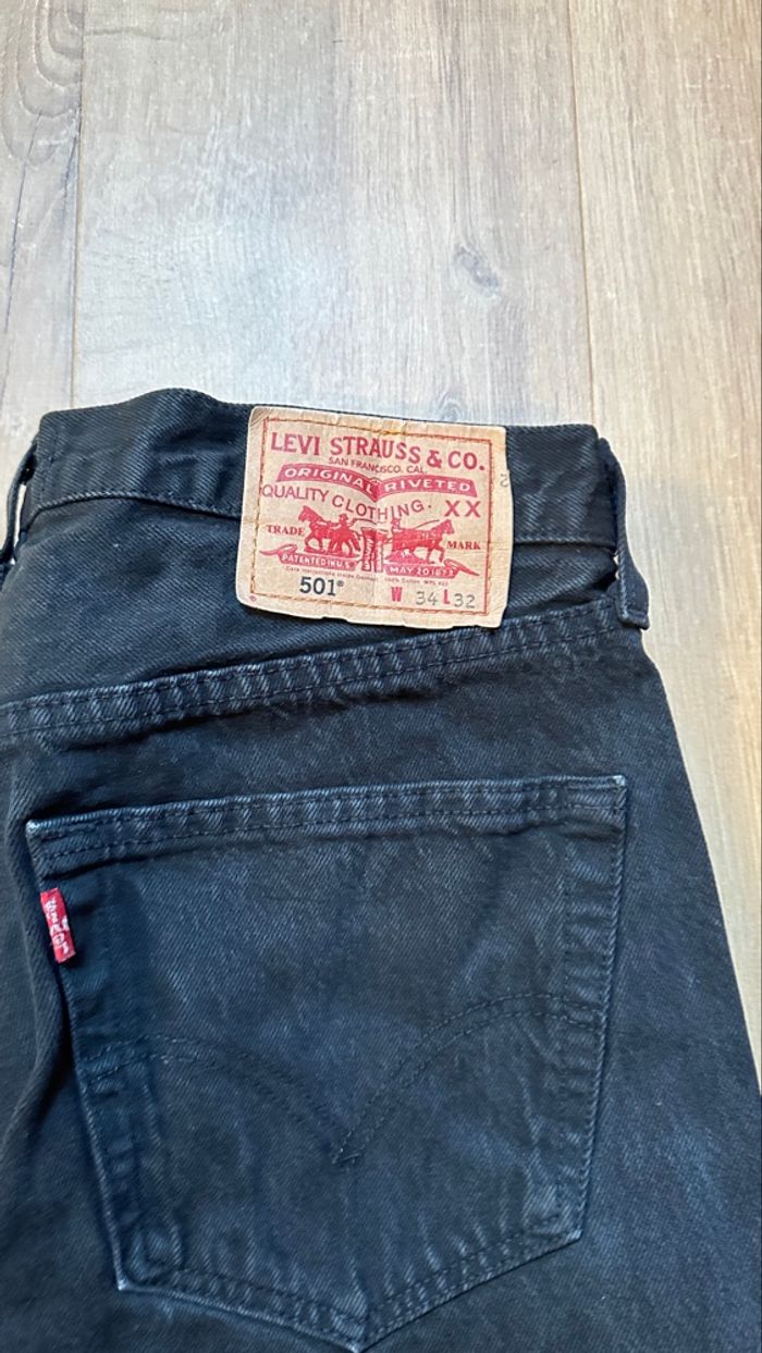 👖 Jean Levi’s 501 noir – W34 L32 – Très bon état 👖 - photo numéro 2