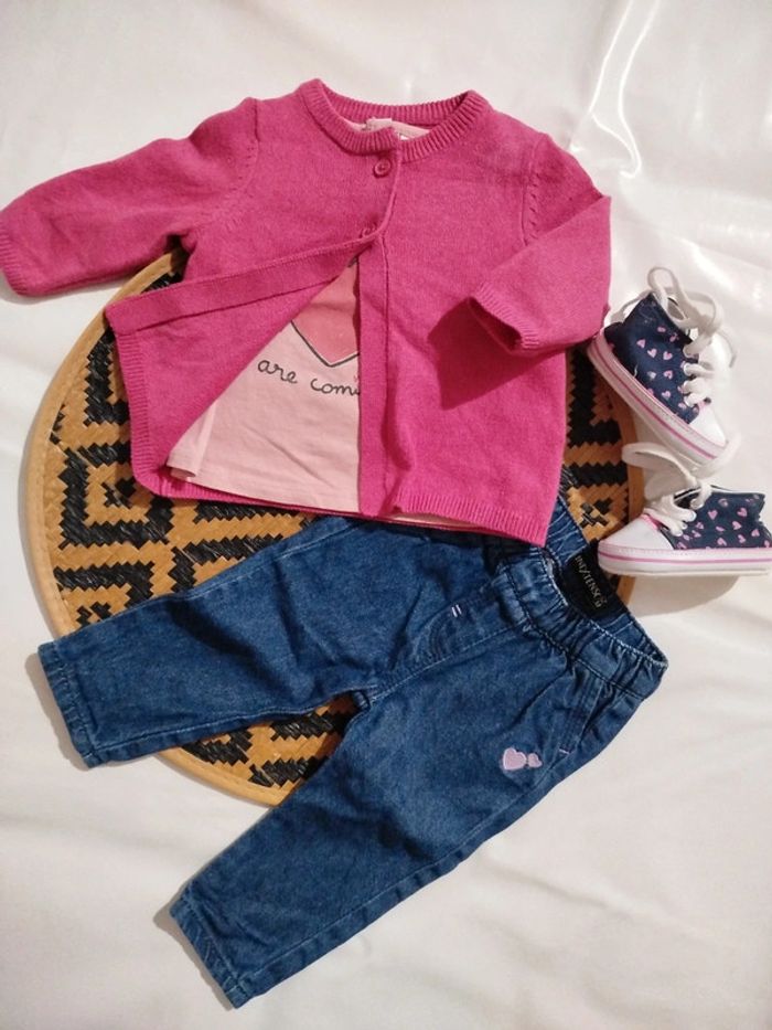 🩷Look ensemble tenue fille 3 mois🩷 - photo numéro 2