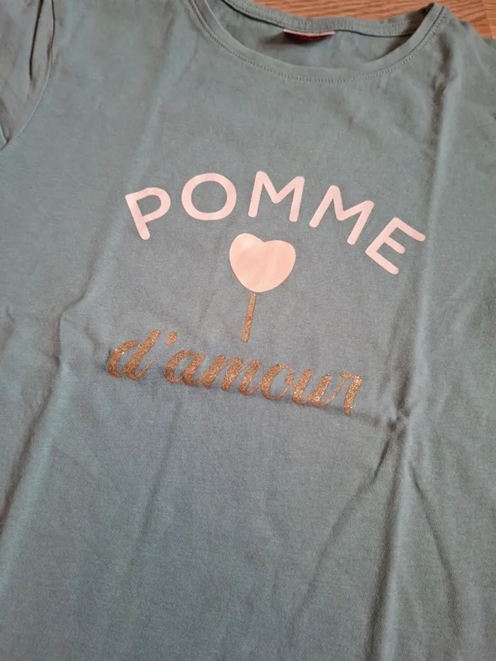 Tee-shirt pomme d'amour - photo numéro 2