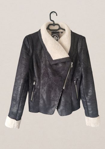 🖤 Veste aviateur noir Maje – Taille M
