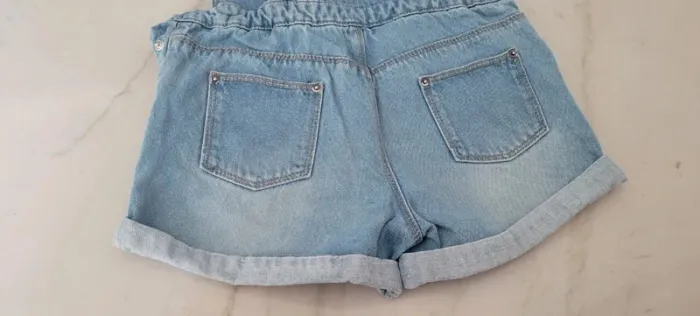 Salopette short en jean Kiabi - photo numéro 6