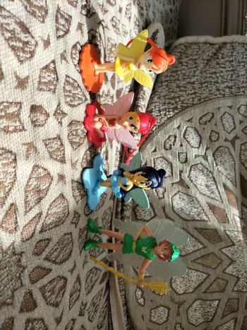Lot de 4 figurines fée