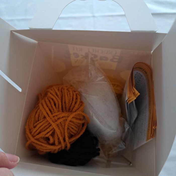 Panier lion au crochet - photo numéro 3