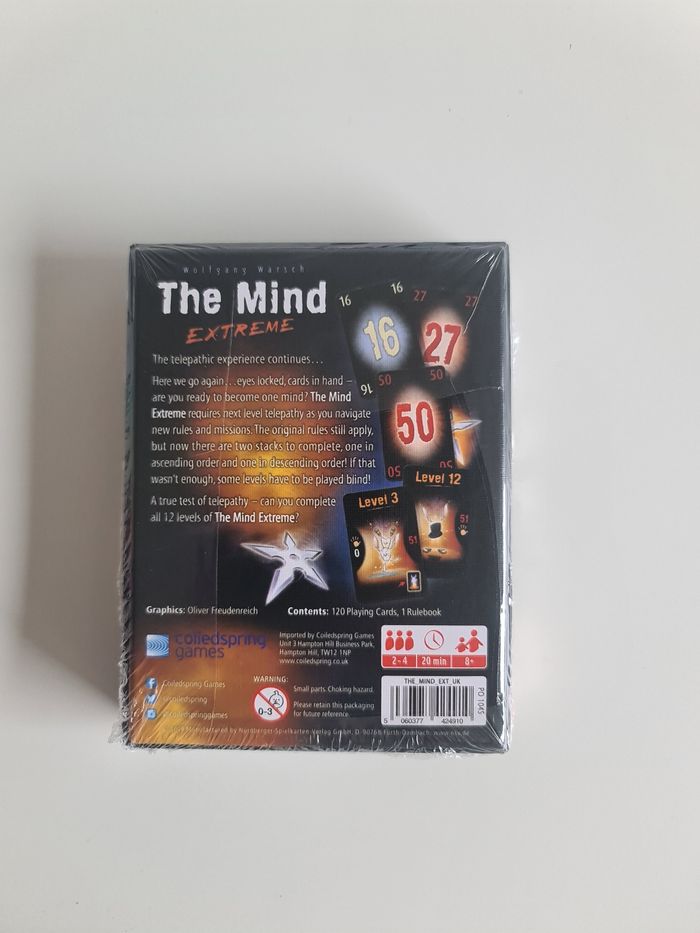 The mind extrême jeu de société neuf jamais utilisé et blister - photo numéro 2