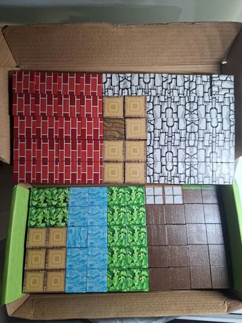 Cube minecraft magnétiques