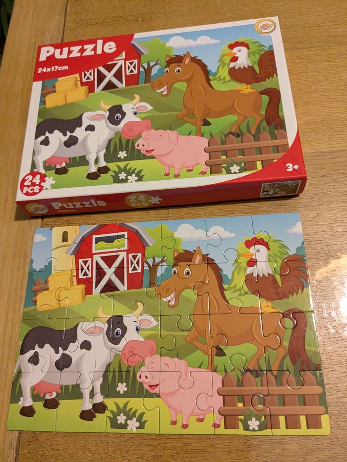 Puzzle 24 pieces la ferme