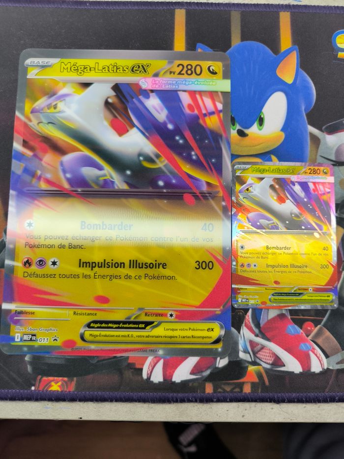 Lot méga Latias EX jumbo et normal