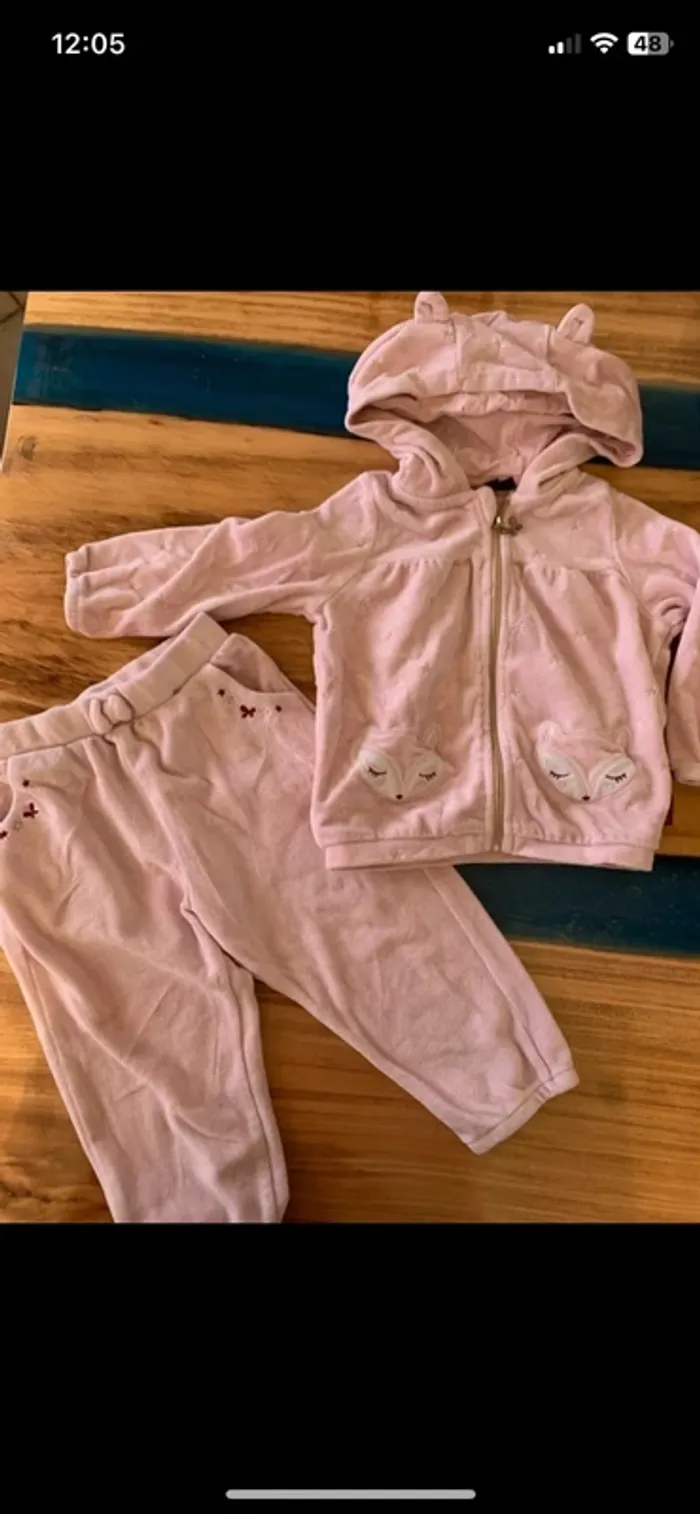 Ensemble survêtement velours sergent major taille 2 ans