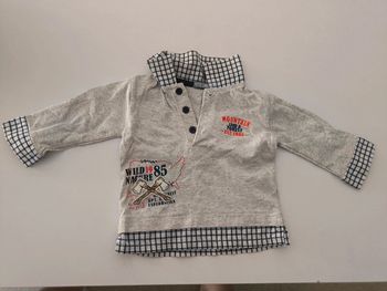 Polo manches longues 3 mois