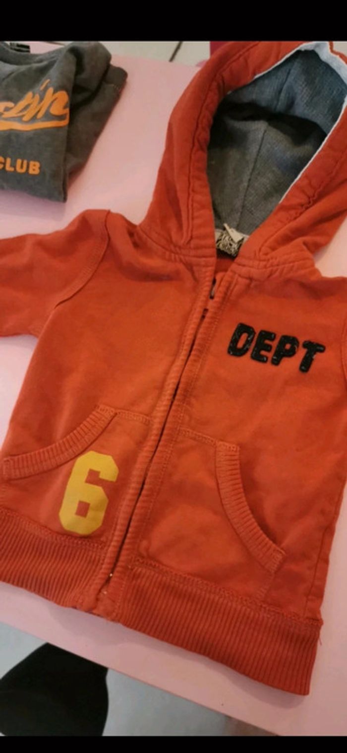 Lot tape à l'œil 2 ans sweat pull haut - photo numéro 4