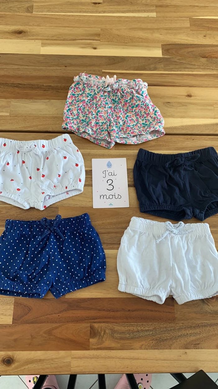 Lot de 5 shorts boomer