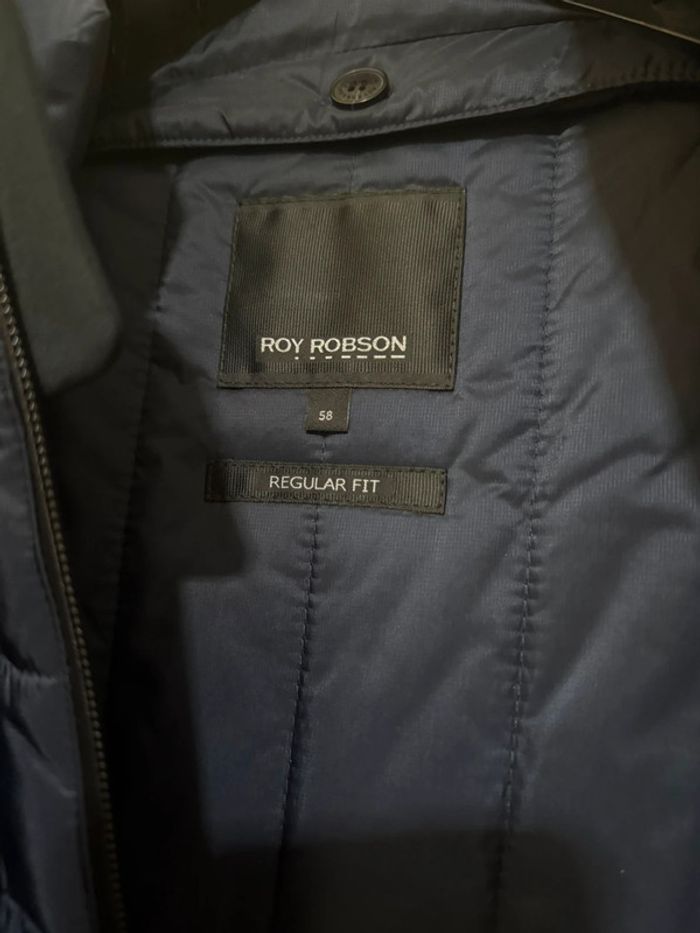 Roy robson - Veste parka, Bleu marine, taille 58 (XL) - photo numéro 3