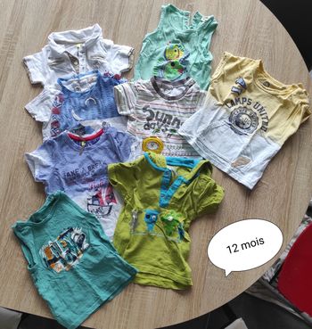 T-shirts 12 mois