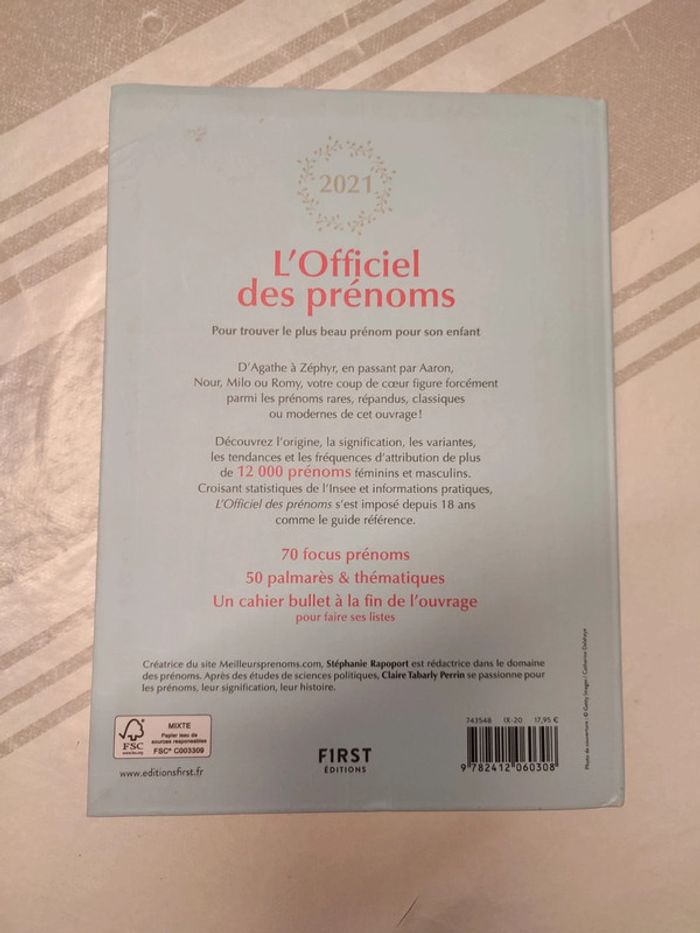 Livre des prénoms 2021 - photo numéro 4