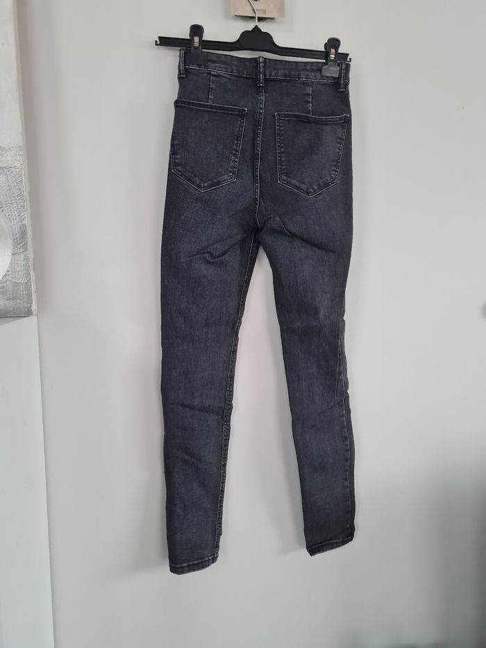 Jean slim.taille haute zara - photo numéro 4
