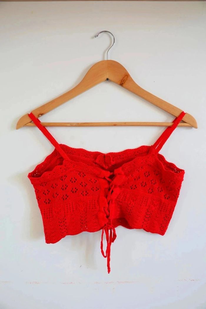 C38 Top Crochet Sweue Taille 38