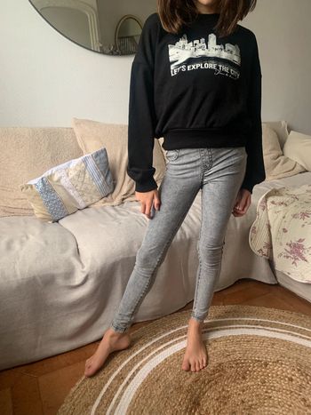 Pantalon jegging gris neuf