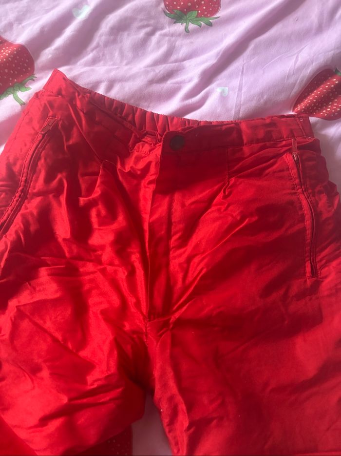 Pantalon de ski rouge 16 ans - photo numéro 2