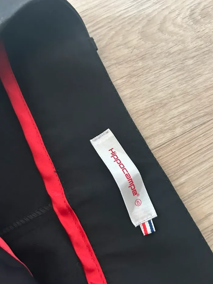 Hippocampe, pantalon noir, modèle tulipe femme, taille 40 - photo numéro 2