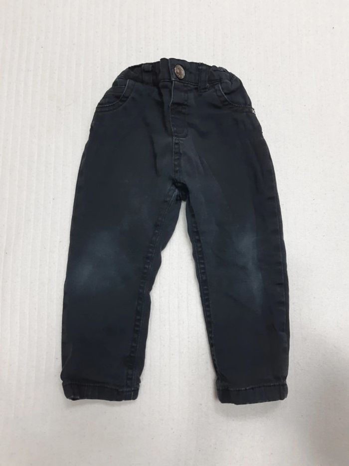 Pantalon jean noir 86 cm