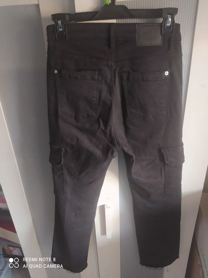 Jeans cargo taille 36 tbe bershka - photo numéro 2