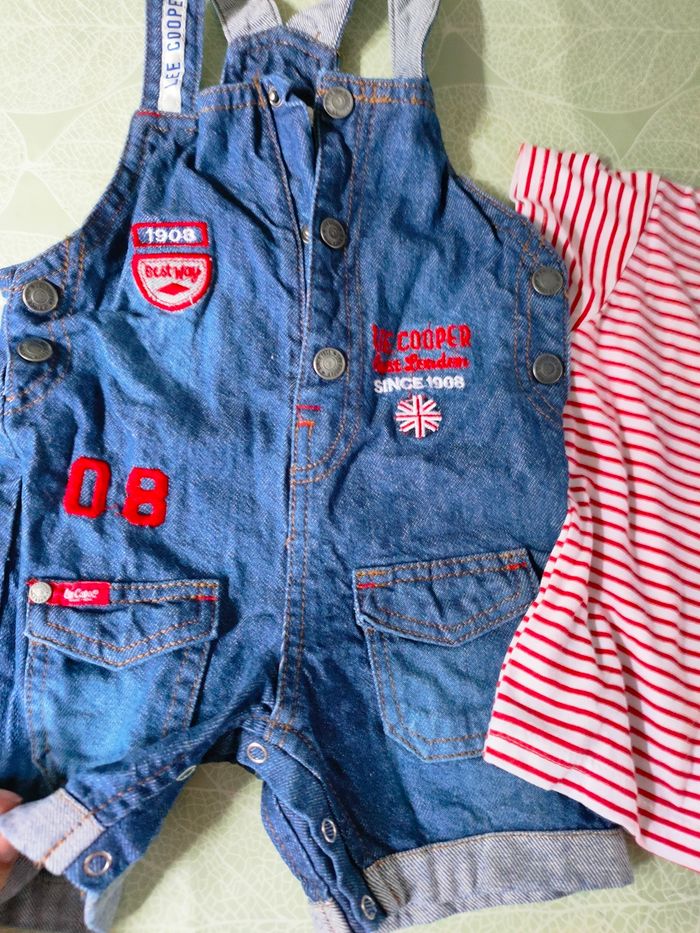 Ensemble salopette t-shirt Lee Cooper - photo numéro 3