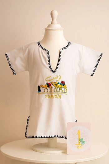 Djellaba bébé 1 an