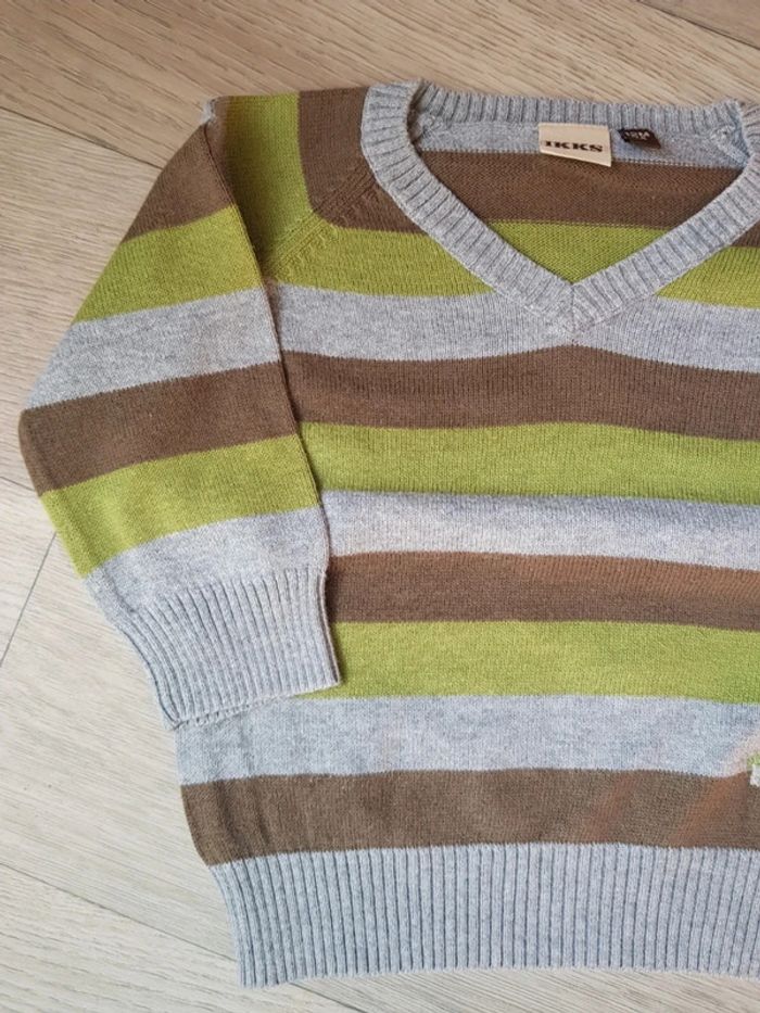 Pull IKKS 12 mois Garçon - photo numéro 3