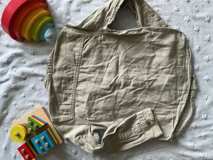 chemise manches longues vert amande poche poitrine 4/5 ans primark - photo numéro 6