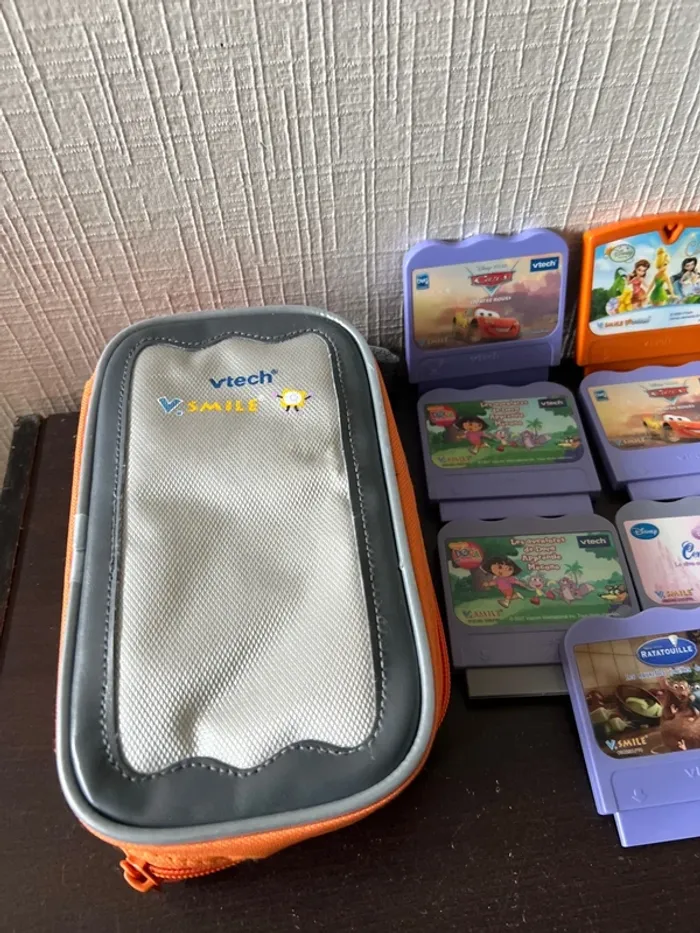 Lot Jeux VTech V.Smile + Sacoche de Transport - photo numéro 3